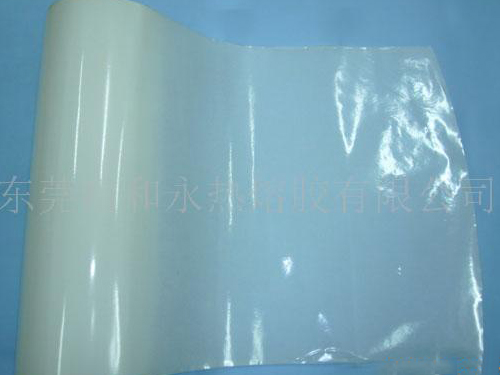 Hot melt film for reflective materials